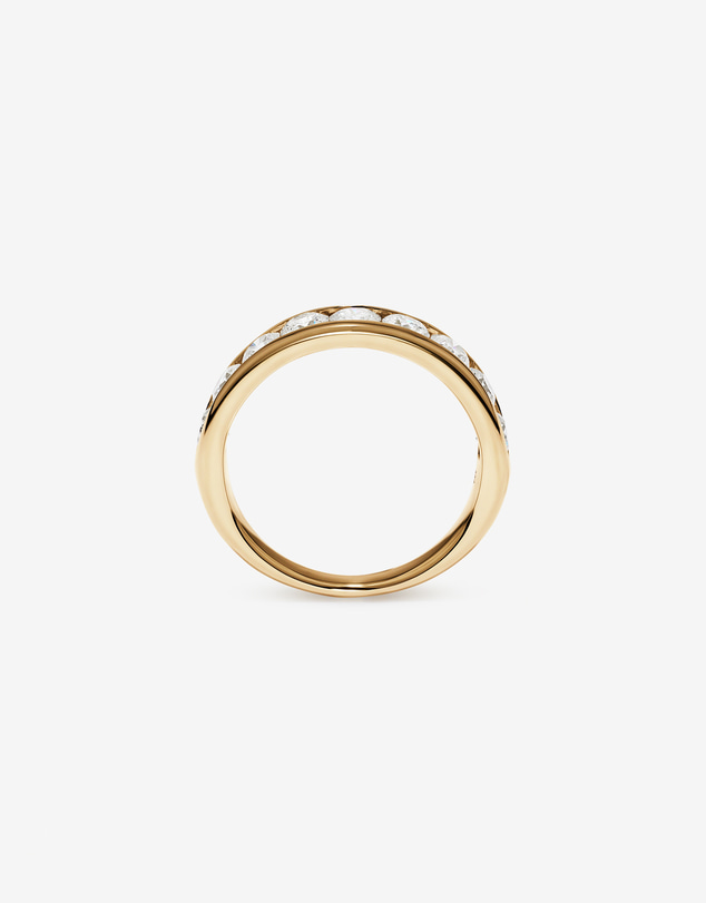 Michael Hill - 1.50 Carat TW Round Brilliant Laboratory-Grown Diamond Channel Set Wedding Ring in 10kt Yellow Gold