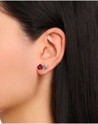 THOMAS SABO - Romance Ear studs Red Roses