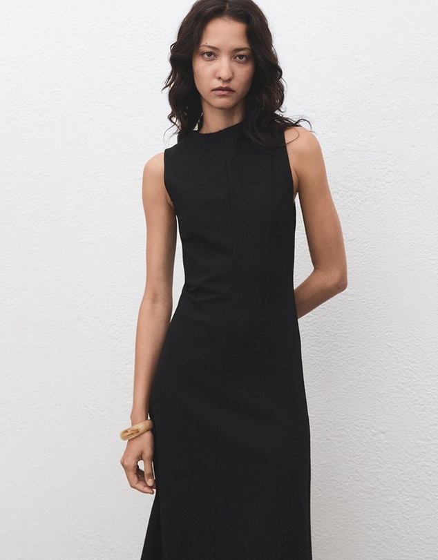 M.N.G - Midi-Dress With Stitching