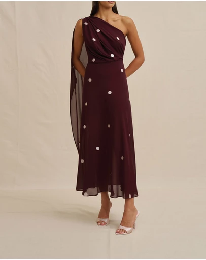 BY JOHNNY. - Delia Drape Midi Dress
