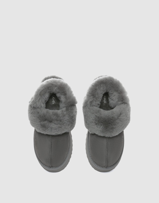 EVERAU - Australian Shepherd Ugg Musa Platform Cow Suede Upper House Shoes