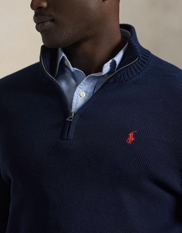 Polo Ralph Lauren - Cotton Quarter-Zip Sweater