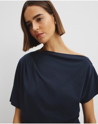 Country Road - Australian Cotton One Shoulder T-shirt