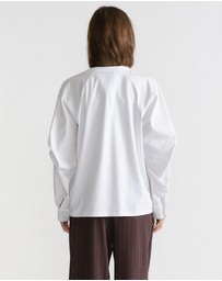Decjuba - D-Luxe Spliced Poplin Tee