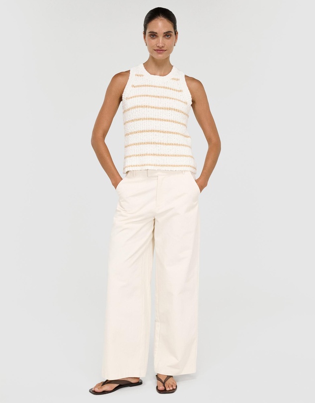 Staple the Label - Cove Stripe Knit Tank