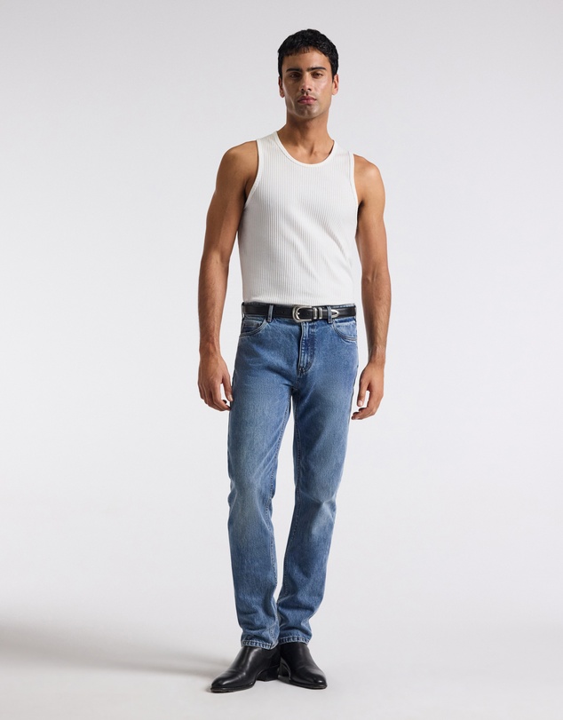 Calibre - Ribbed Tank White