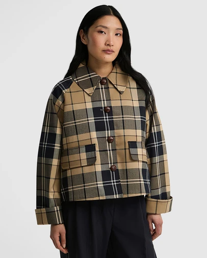 Barbour - Delilah Checked Showerproof Jacket