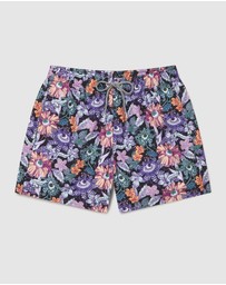 Boardies - Boardies Tropical Eyeballs II Mid Length Swim Shorts