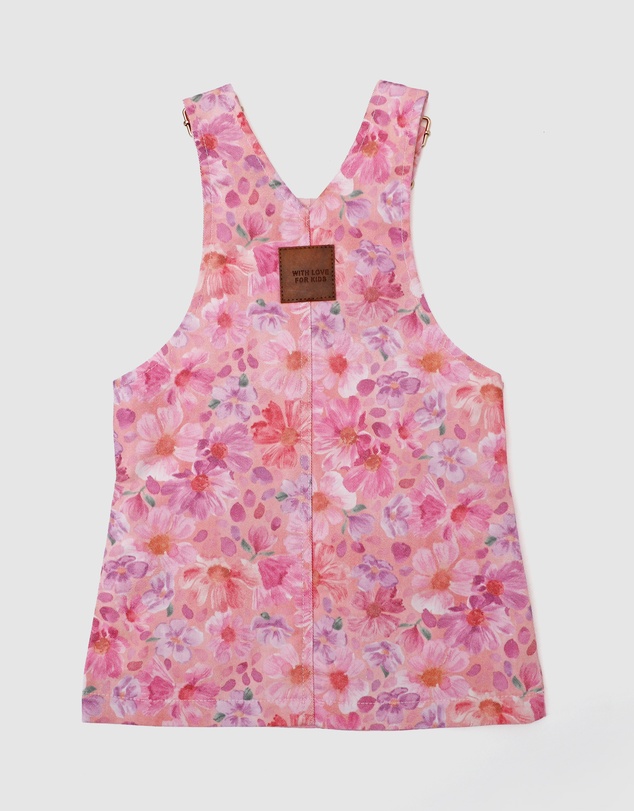 WITH LOVE FOR KIDS - Hazel Denim Pinafore Dress - Babies - Kids