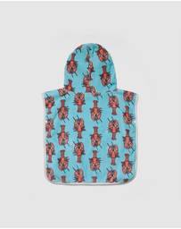 Crywolf - BABY HOODED TOWEL Little Lobsters