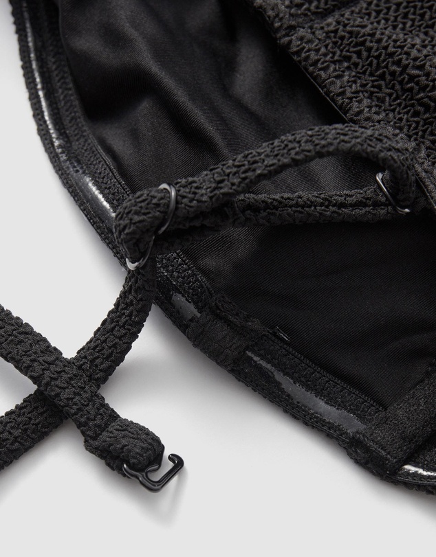& Other Stories - Textured Bandeau Bikini Top