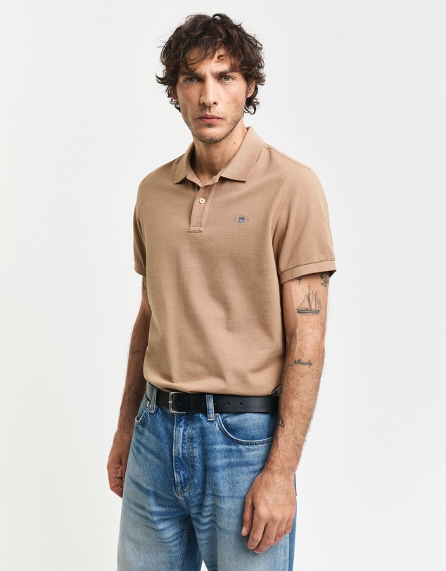 Gant - Regular Fit Shield Piqué Polo Shirt