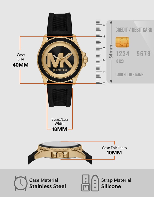 Michael Kors - Everest Black Analogue Watch
