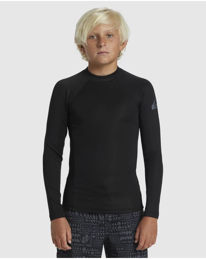 Quiksilver - Everyday Heat Long Sleeve Upf 50 Surf T Shirt For Boys 2 7