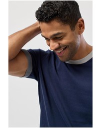 Brooksfield - Crew Neck Knitted Tee