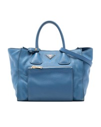 Pre-Loved by Azura Reborn - Pre-Loved Vitello Daino Front Pocket Open Convertible Tote