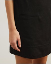 Atmos&Here - Koa Strapless Linen Blend Mini Dress