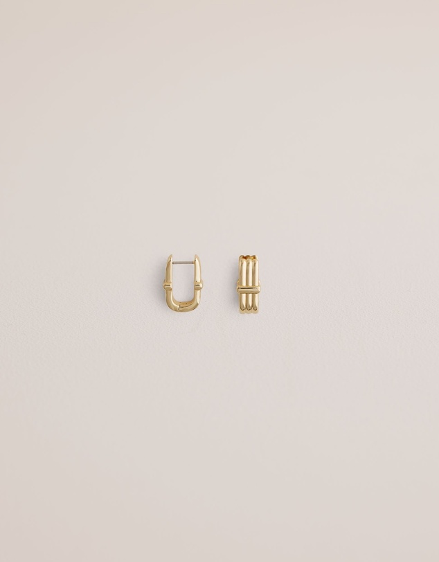 Trenery - Orne Huggie Earrings in Gold