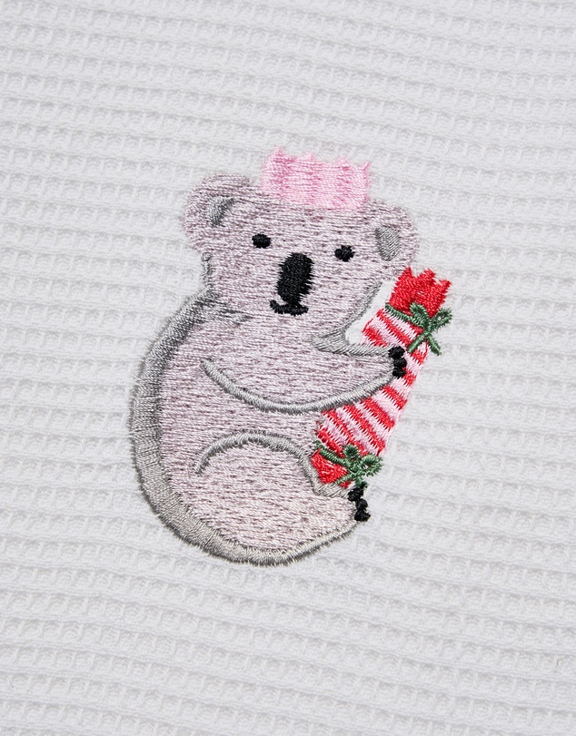 Linen House - Embroidered Tea Towel