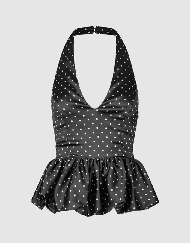 ROTATE - Satin Halterneck Top