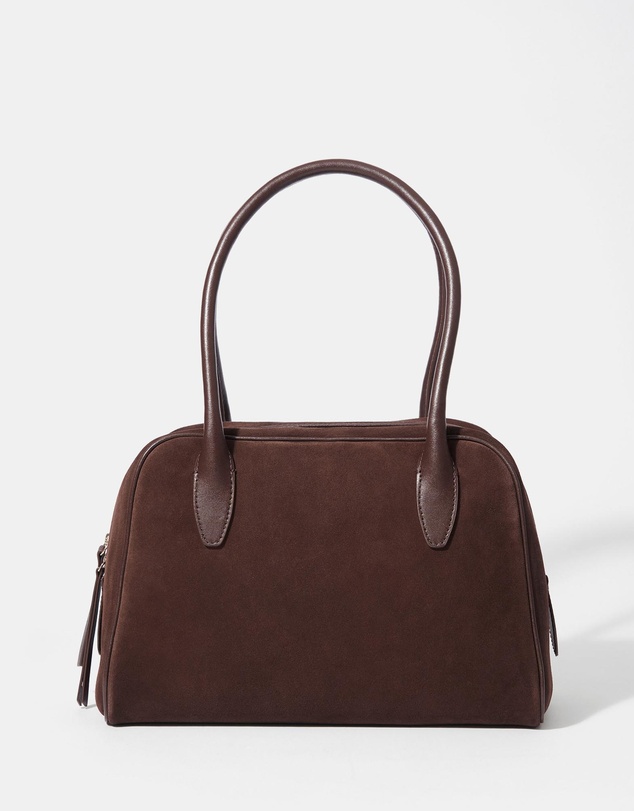 & Other Stories - Suede Bowling Bag
