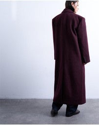 TOPSHOP - Double-Breasted Longline Coat