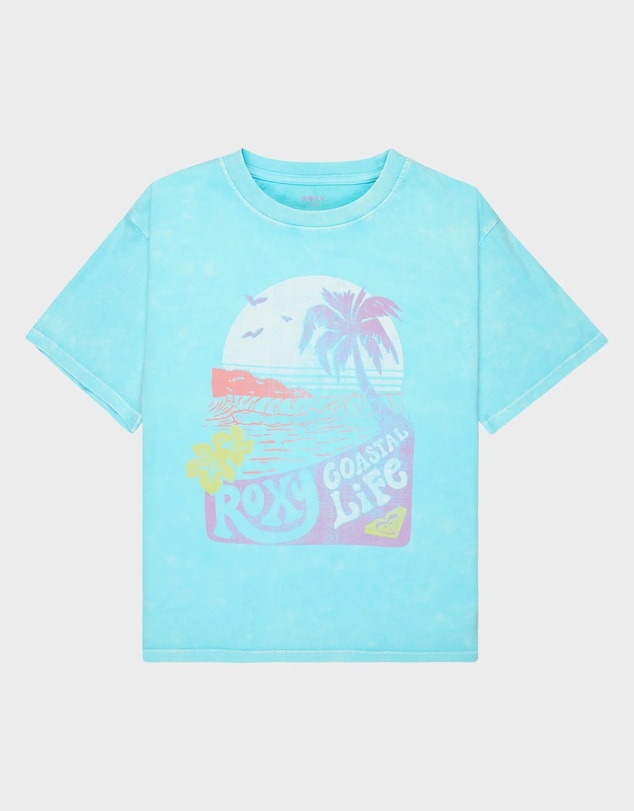 Roxy - Girls 4 to 16 Eveoversize Washed T-Shirt