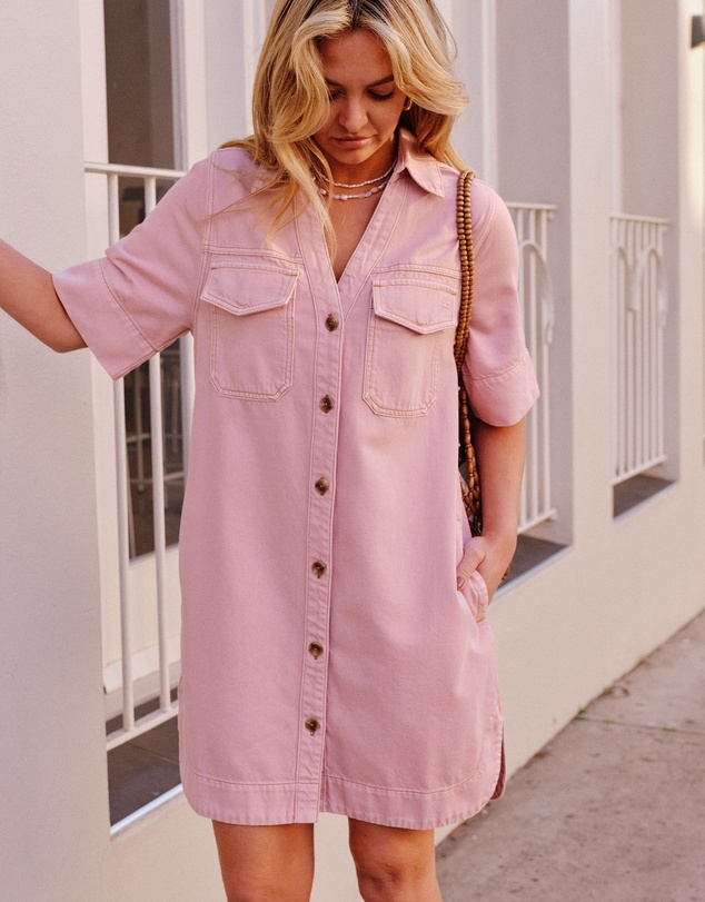 Ceres Life - Bonnie Relaxed Shirt Dress