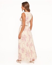 Petal & Pup - Tinsley Maxi Skirt - Lavender Floral