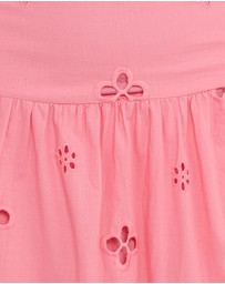 Petal & Pup - Botanique Midi Dress - Rose Broderie