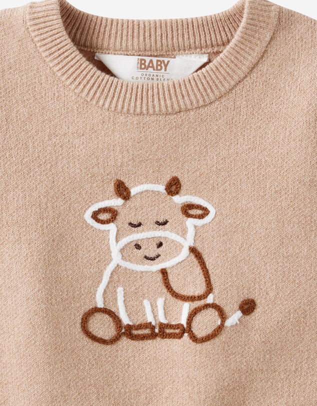 Cotton On Kids - Baby Organic Blend Knit Sweater