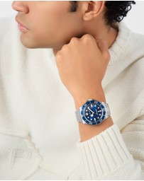 Philipp Plein - AQUASTORM 44mm Silver-Tone Analogue Watch