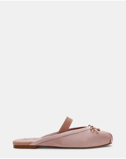 Steve Madden - Cutesy Blush Satin Flats
