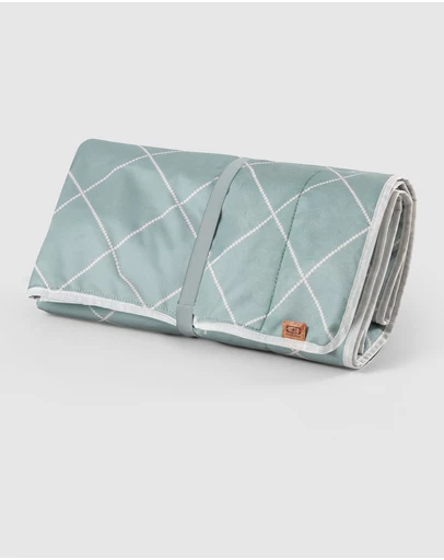 Monbento - Monbento Waterproof Picnic Blanket for Outdoor Meals - Green Natural