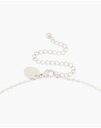 Lovisa - Waterproof Stainless Steel Large Bubble Letter M Necklace