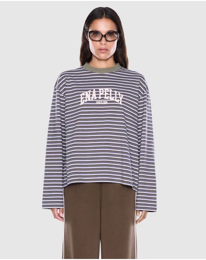 ENA PELLY - Maria Boxy Long Sleeve Tee
