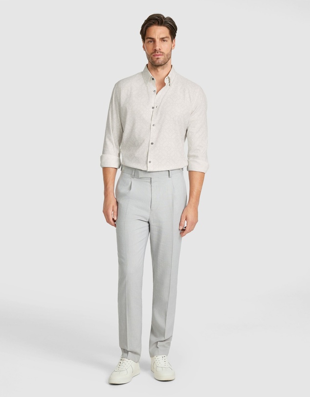 Tarocash - Dusk Slim Bamboo Geo Shirt