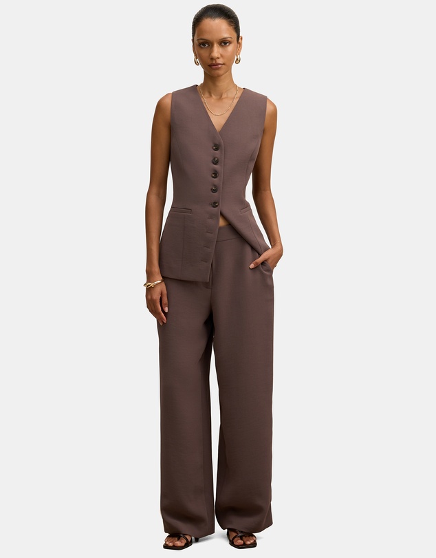 Forever New Petite - Dani Petite Tailored Straight Leg Pants