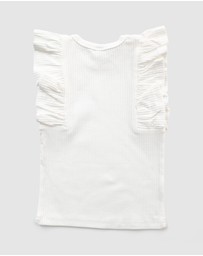 WITH LOVE FOR KIDS - Shimmy Wide Rib Tank Top - Kids