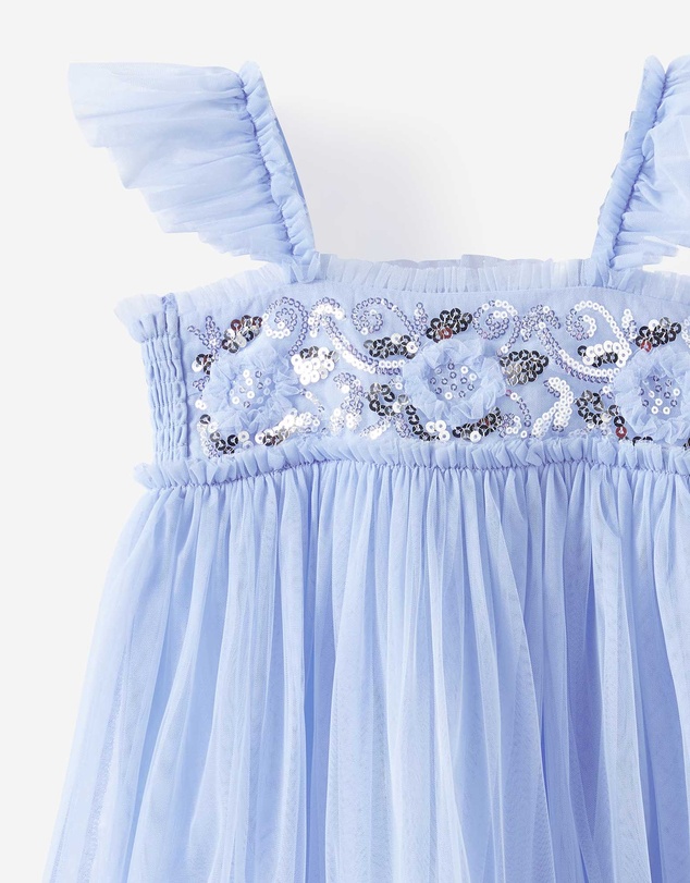 Cotton On Kids - Floral Flutter Sleeve Dress Up Dress