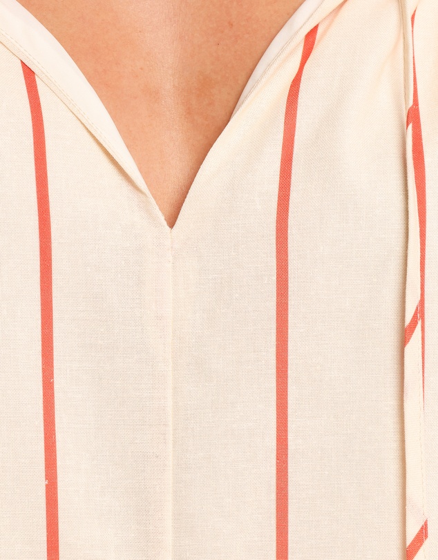 Petal & Pup - Carina Striped Playsuit - Red Stripe