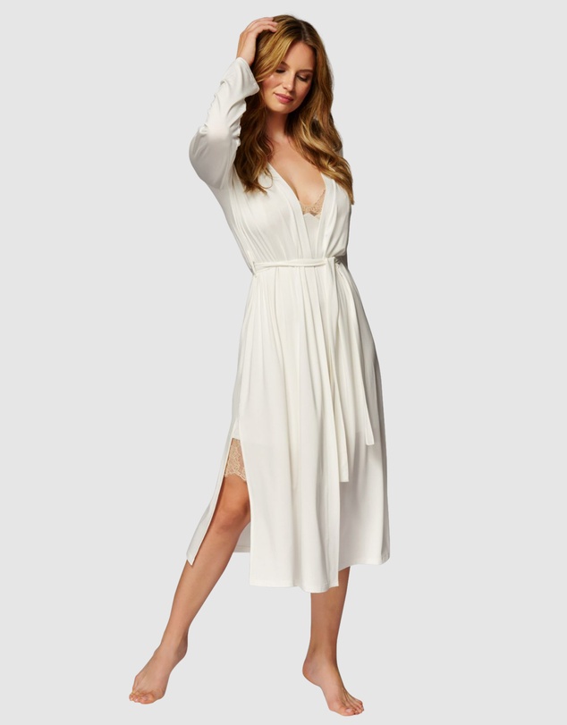 Oh!Zuza - Midi Length Soft Viscose Lounge Robe