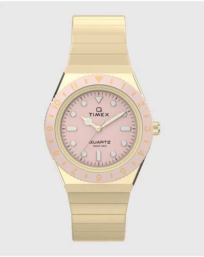 TIMEX - Q Timex® Mini 30mm Stainless Steel Expansion Band Watch