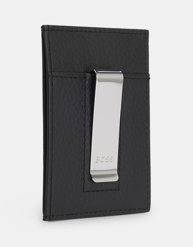 BOSS - Crosstown Grained Leather Card Holder