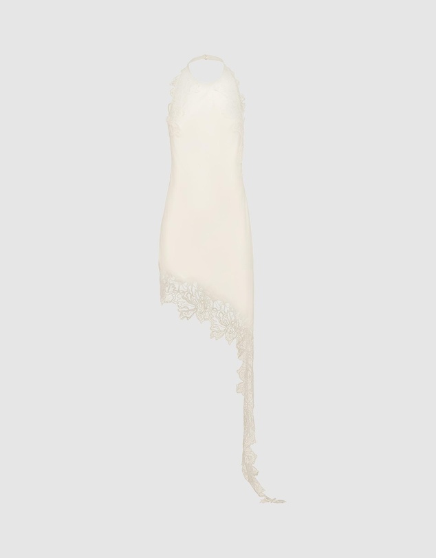 Shona Joy - Eniko Lace Asymmetrical Mini Dress