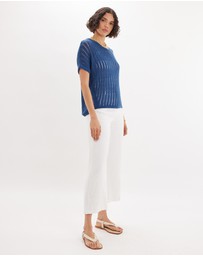 Amelius - Greta Short Sleeve Knit Top