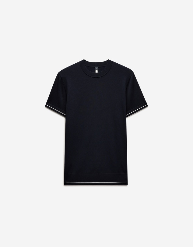 Calibre - Stripe Cuff Tech T-shirt Navy