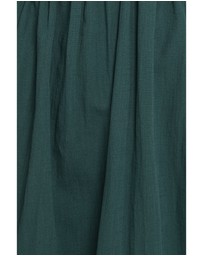 Petal & Pup - Sullivan Puff Sleeve Maxi Dress - Forest Green