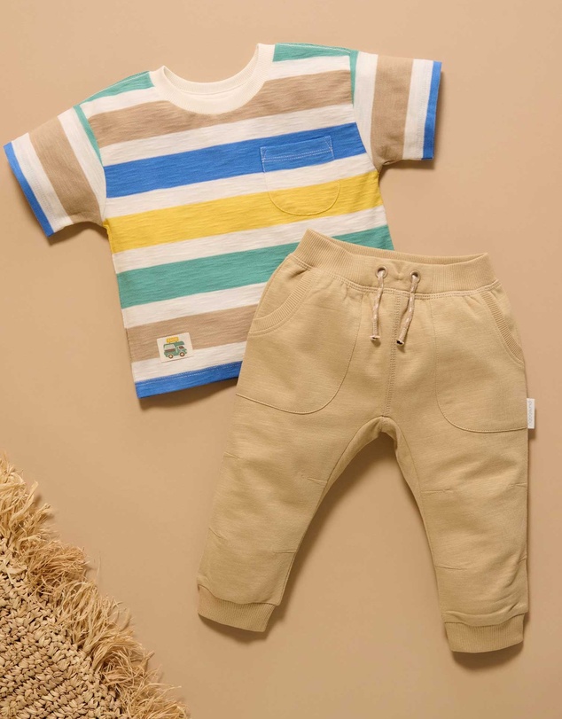 Purebaby - Slouchy Pants -Kids-Babies