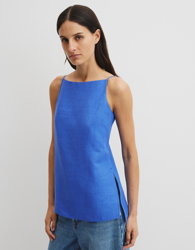 Country Road - Organically Grown Linen Longline Cami